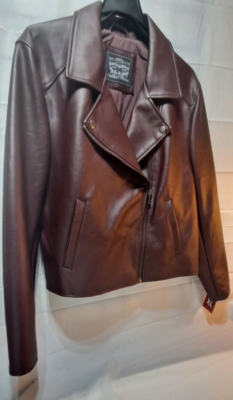 Levi Strauss & Co. Women's Fig Biker Jacket - Zip Front, Pockets -. XL - NWT